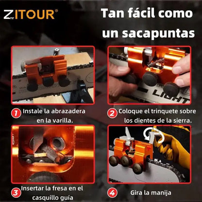 Afiladora para cadena de motosierra