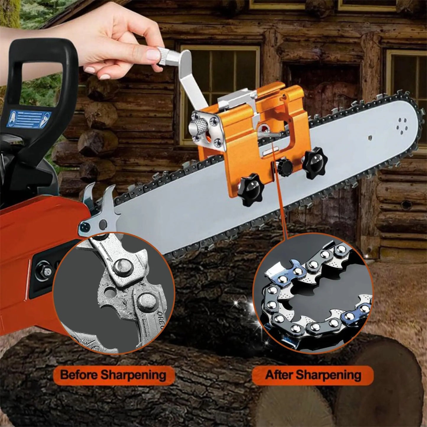 Afiladora para cadena de motosierra