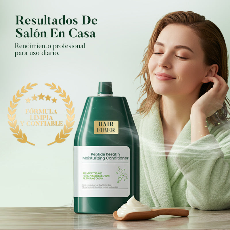 💆‍♀️ Crema de Polipéptidos y Queratina - Alisado Intenso y Reparación Capilar Profunda ✨🧴