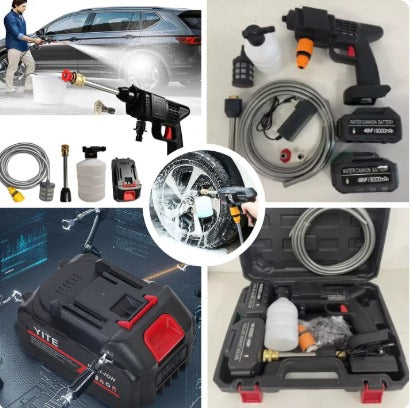 ✨ Hidrolavadora Recargable 48V ⚡ 2 Baterías 🔋