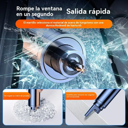 🔥Herramienta de emergencia para romper ventanas de automóviles y cortar cinturones de seguridad